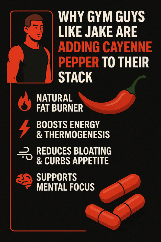 Cayenne Pepper for Fat Loss & Focus: Why Gym Guys Are Adding It to Their Stack in 2025