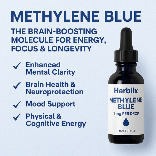Methylene Blue: The Brain-Boosting Molecule for Energy, Focus & Longevity