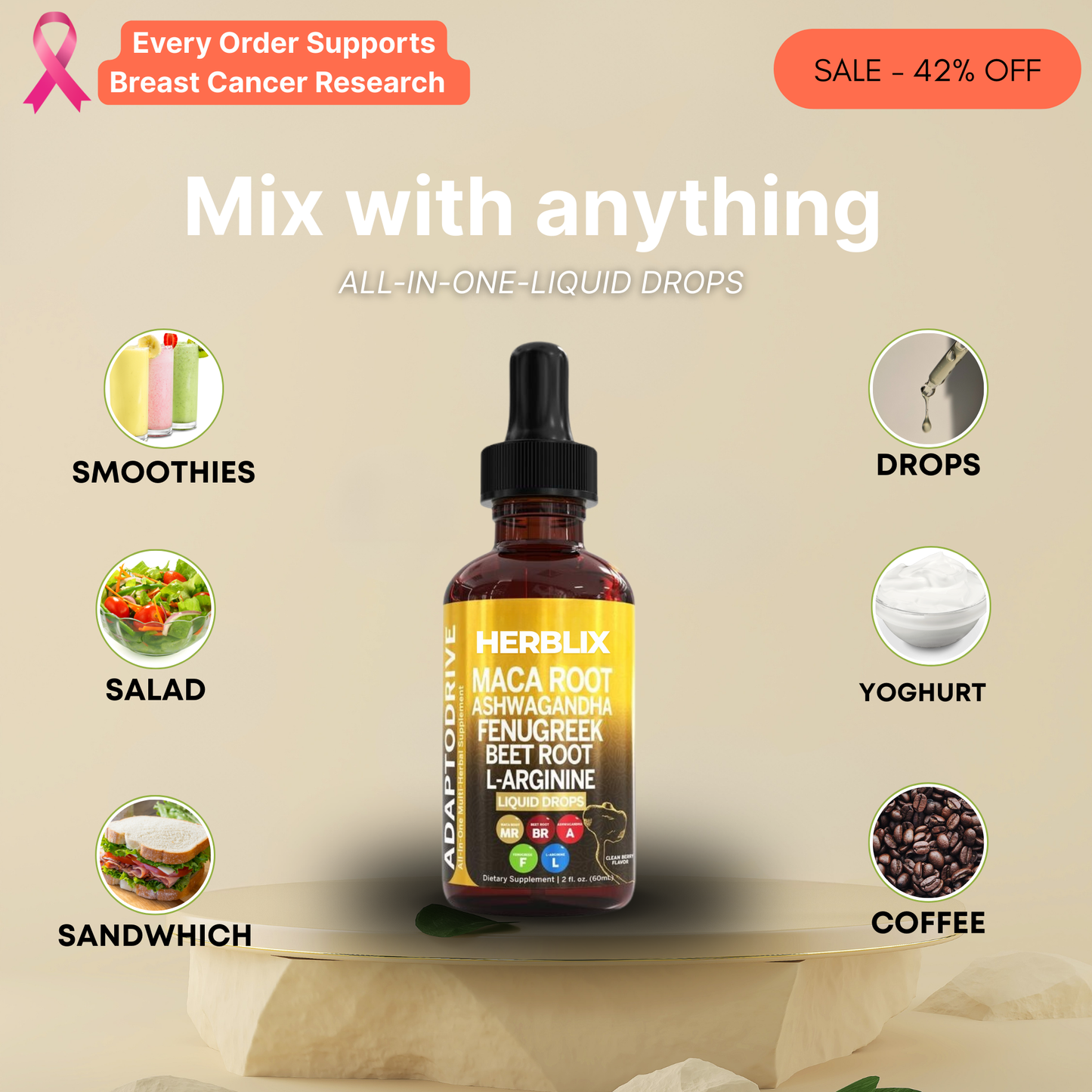 Herblix™ Maca Root Liquid Drops