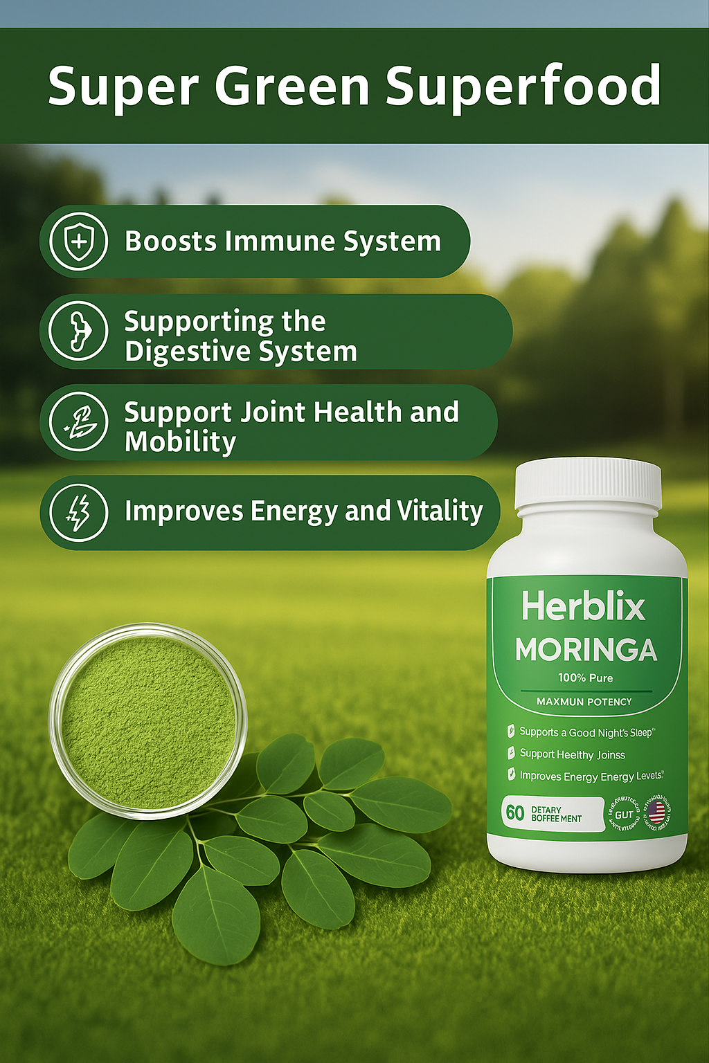Herblix™ Moringa Capsules