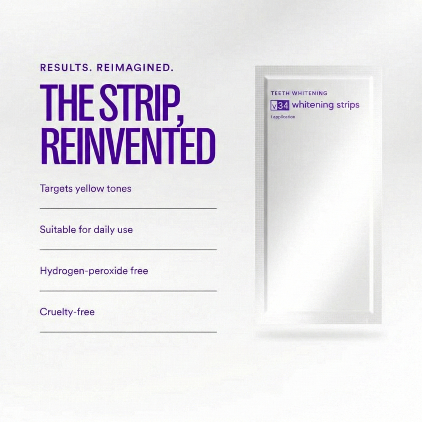 Herblix™ V34 Teeth Whitening Strips