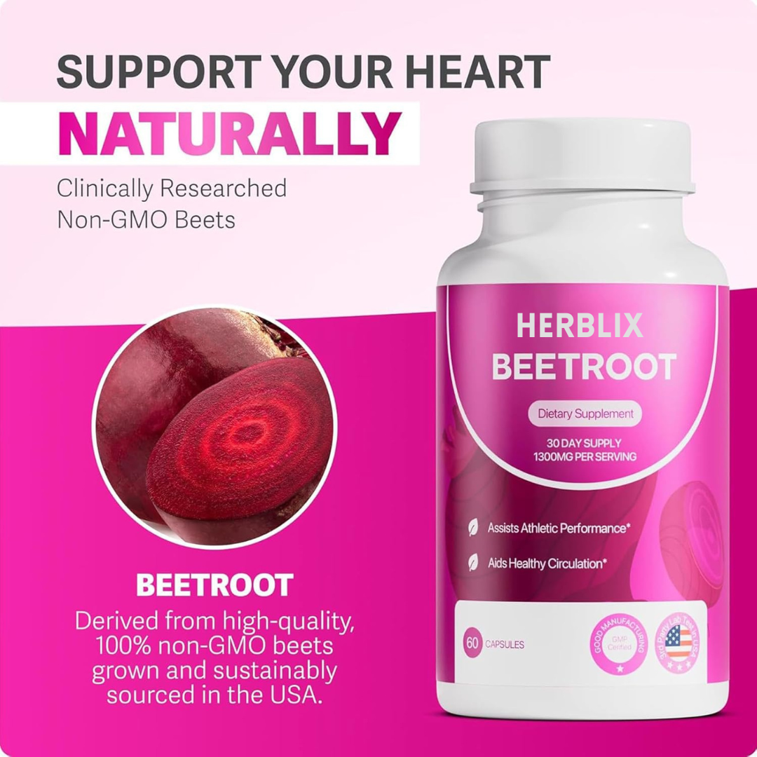 Herblix™ Organic Beetroot Capsules