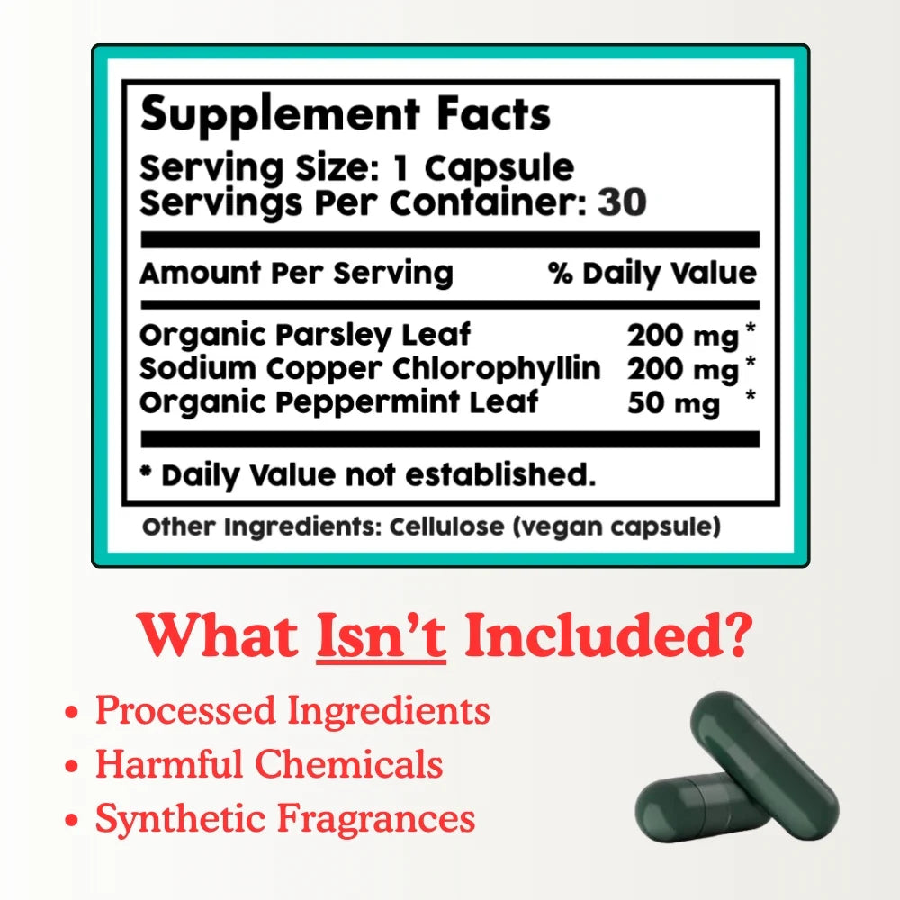 Herblix™ Deos Chlorophyll-Detox & Odor Care