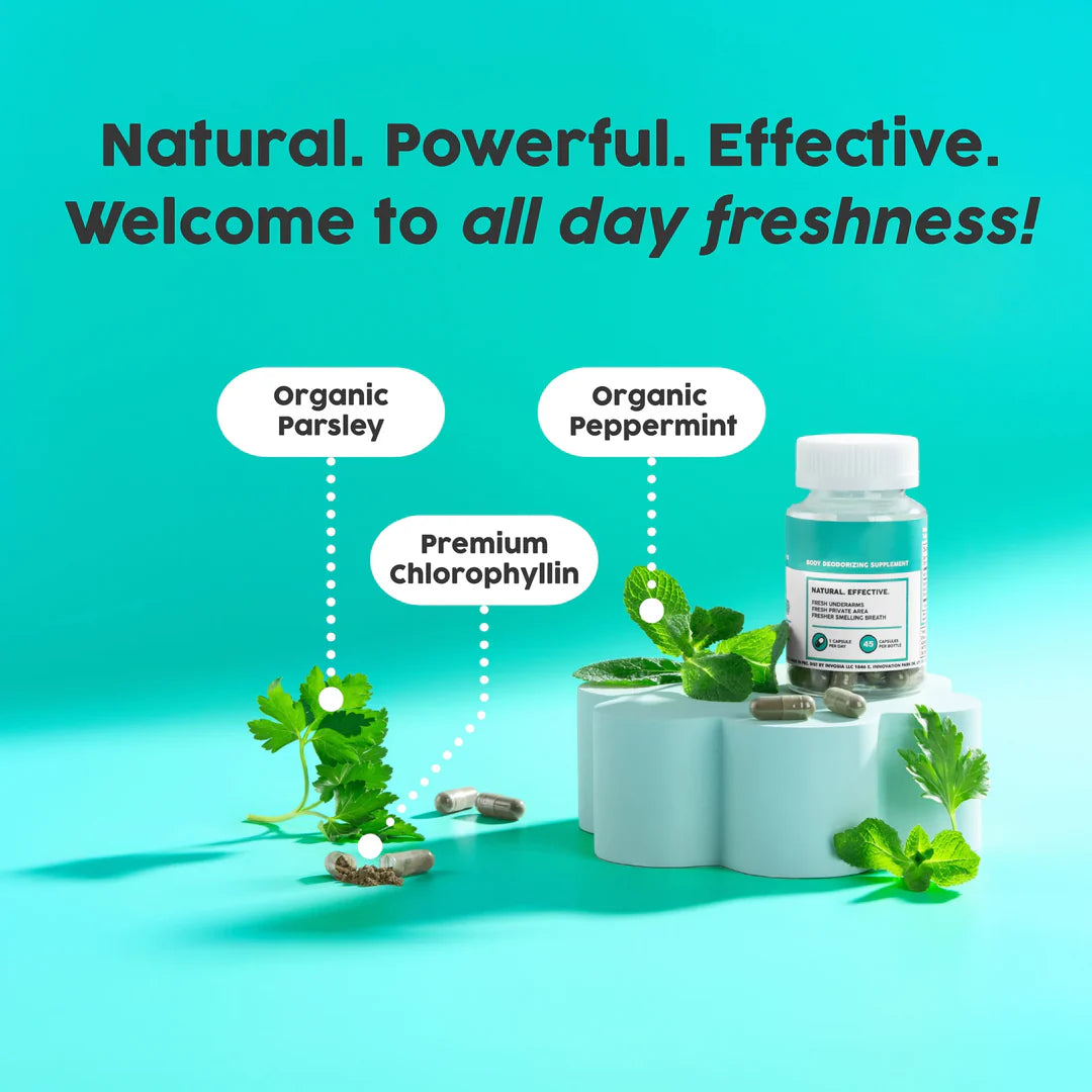Herblix™ Deos Chlorophyll-Detox & Odor Care
