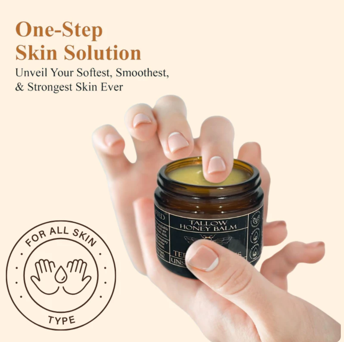 Herblix™ Beef Tallow Balm with Manuka Honey