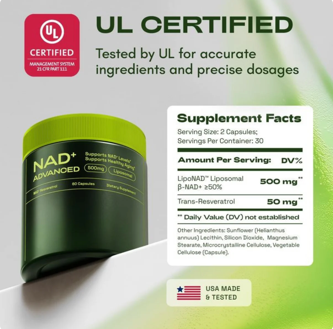 Herblix™ NAD+ Advanced Capsules