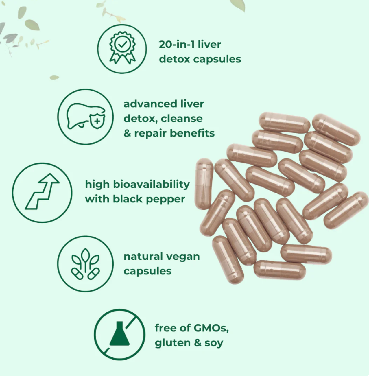Herblix™ 20-in-1 Liver Detox Capsules