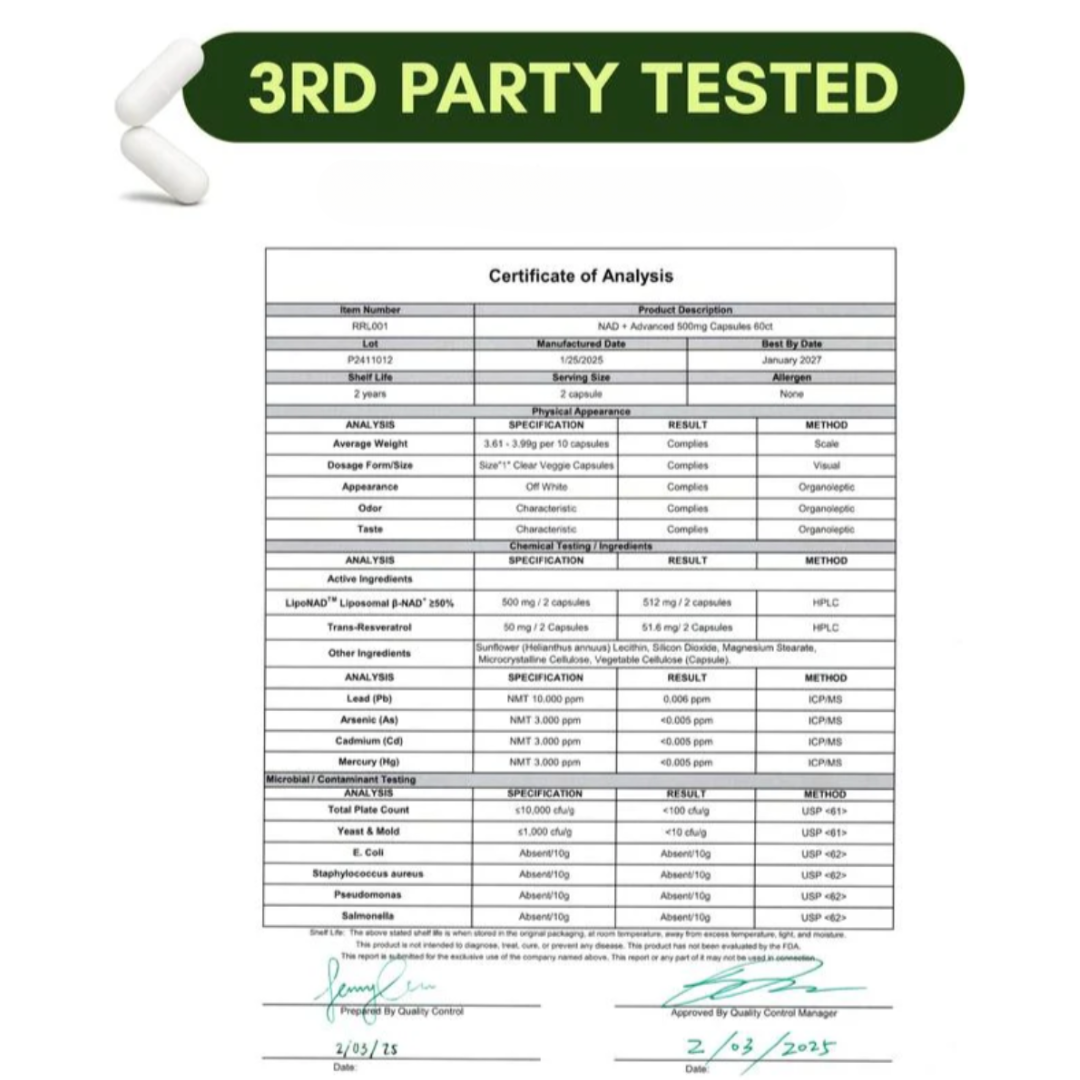 Herblix™ NAD+ Advanced Capsules