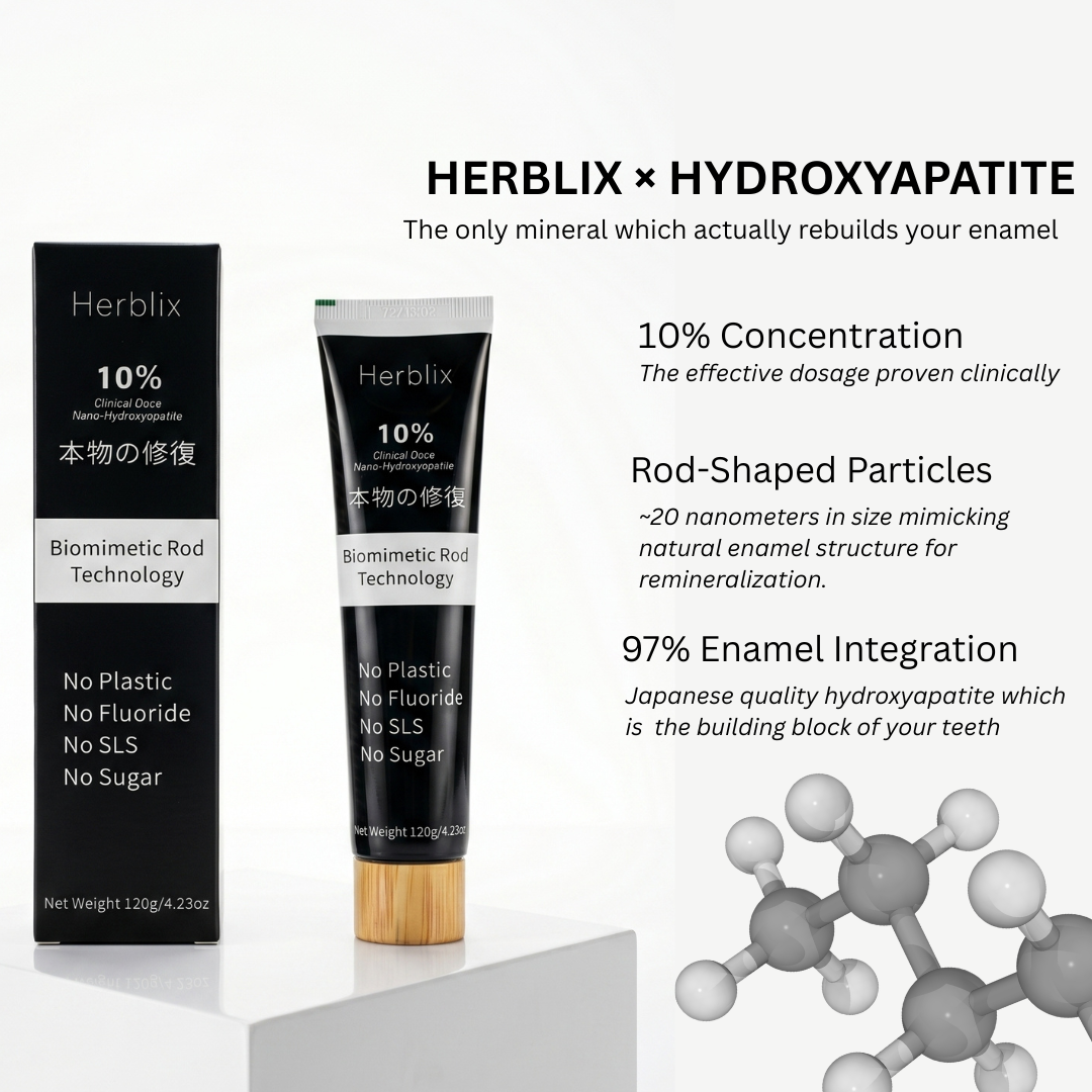 Herblix™ 10% Hydroxyapatite Toothpaste