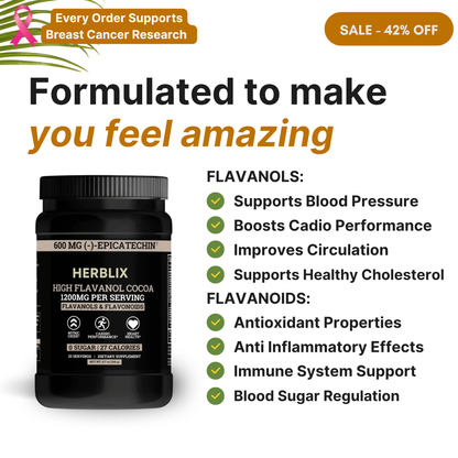 Herblix™ High Flavanol Cocoa Powder – 1200mg
