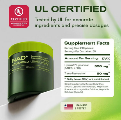 Herblix™ NAD+ Advanced Capsules