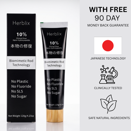 Herblix™ 10% Hydroxyapatite Toothpaste